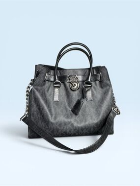 Michael Kors Hamilton Large Satchel Black